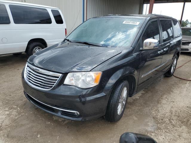 2C4RC1CG2DR682999 - 2013 CHRYSLER TOWN & COU TOURING L BLACK photo 1