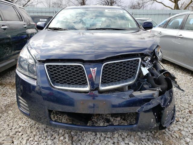 5Y2SL6E89AZ403425 - 2010 PONTIAC VIBE BLUE photo 5