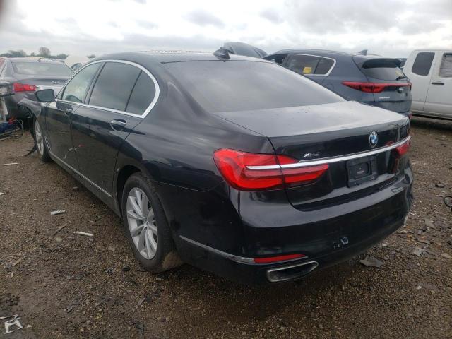 WBA7E4C56HGU99496 - 2017 BMW 740 XI BLACK photo 3