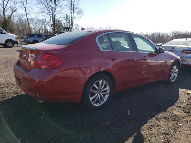 JNKCV61F09M353900 - 2009 INFINITI G37 RED photo 3