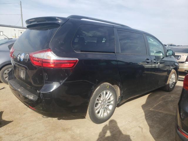 5TDYZ3DCXHS775641 - 2017 TOYOTA SIENNA XLE BLACK photo 3