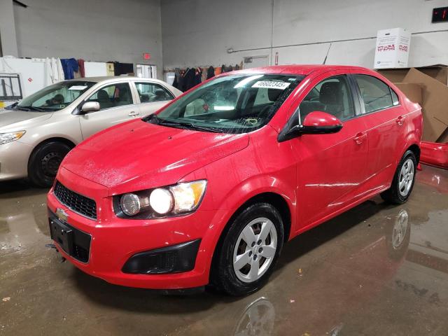 1G1JA5SH4E4157072 - 2014 CHEVROLET SONIC LS RED photo 1