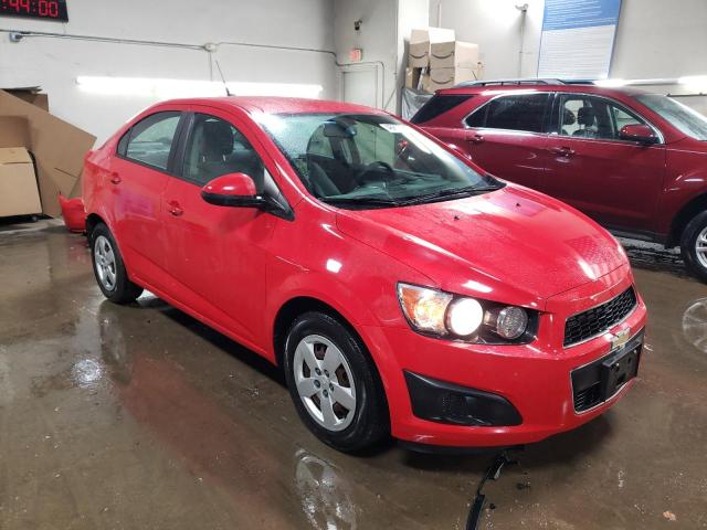 1G1JA5SH4E4157072 - 2014 CHEVROLET SONIC LS RED photo 4