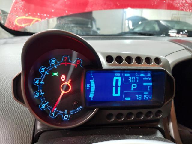 1G1JA5SH4E4157072 - 2014 CHEVROLET SONIC LS RED photo 9