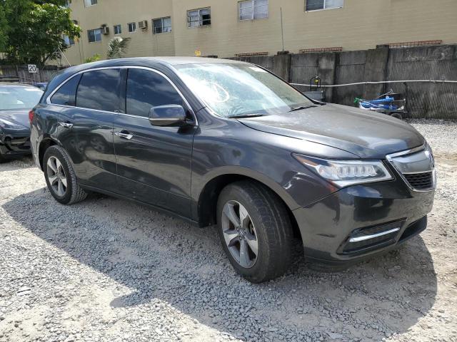 5FRYD3H2XEB007396 - 2014 ACURA MDX GRAY photo 4