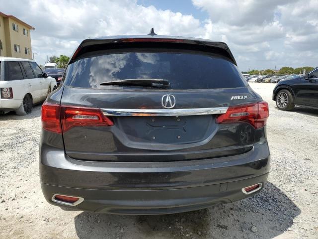 5FRYD3H2XEB007396 - 2014 ACURA MDX GRAY photo 6