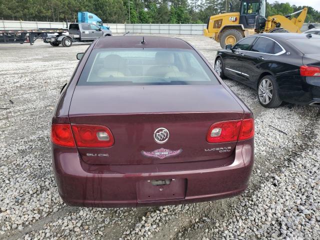 1G4HD57287U145085 - 2007 BUICK LUCERNE CXL RED photo 6