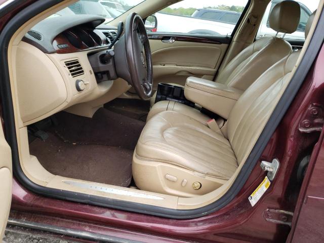 1G4HD57287U145085 - 2007 BUICK LUCERNE CXL RED photo 7