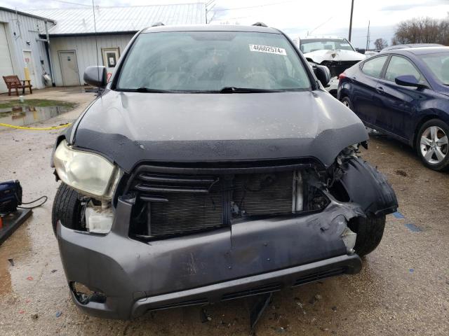 JTEES41A382035402 - 2008 TOYOTA HIGHLANDER GRAY photo 5