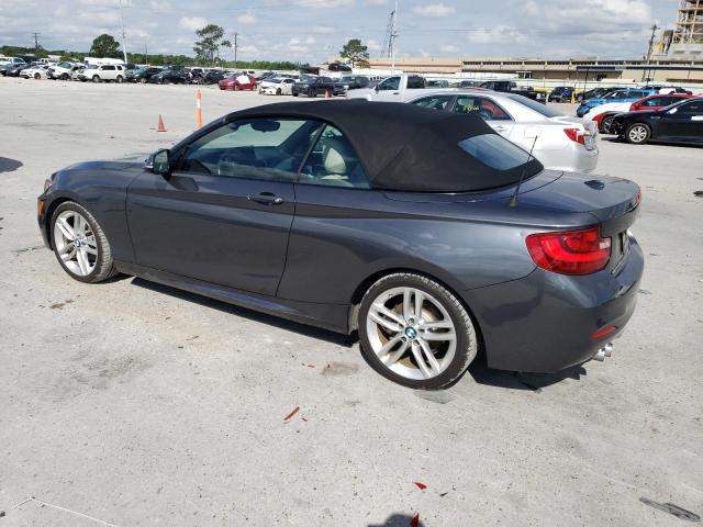 WBA2K9C54HV646927 - 2017 BMW 230I GRAY photo 2