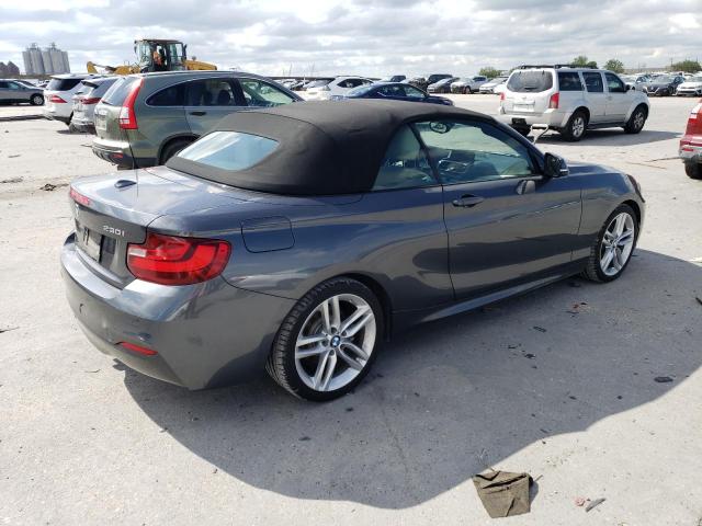 WBA2K9C54HV646927 - 2017 BMW 230I GRAY photo 3