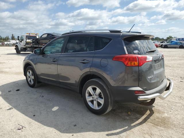 2T3RFREV4EW164899 - 2014 TOYOTA RAV4 XLE GRAY photo 2