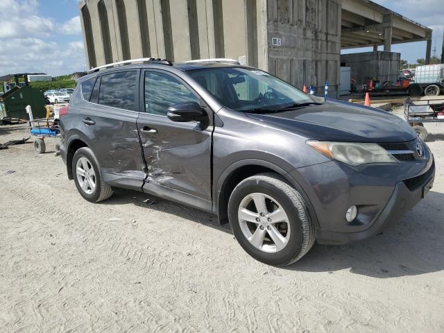 2T3RFREV4EW164899 - 2014 TOYOTA RAV4 XLE GRAY photo 4