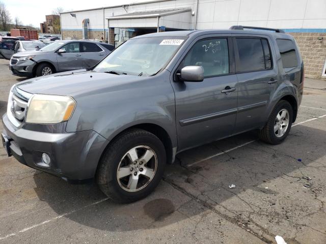 5FNYF4H74BB086119 - 2011 HONDA PILOT EXLN GRAY photo 1