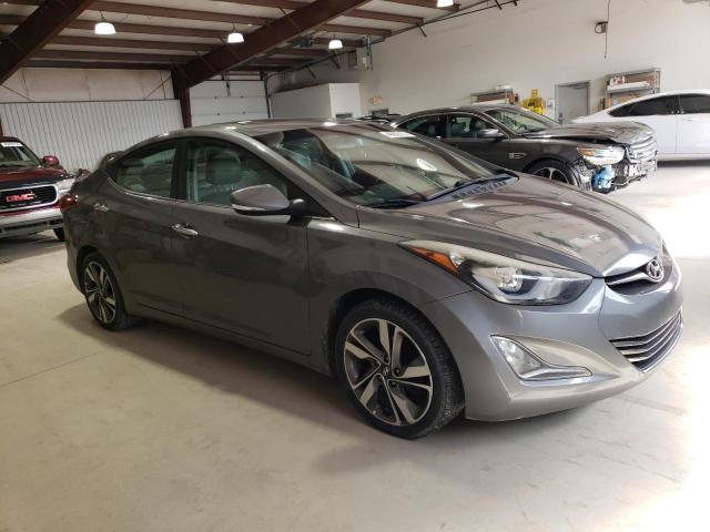 5NPDH4AE9EH514726 - 2014 HYUNDAI ELANTRA SE SILVER photo 4