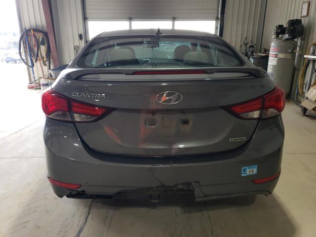 5NPDH4AE9EH514726 - 2014 HYUNDAI ELANTRA SE SILVER photo 6