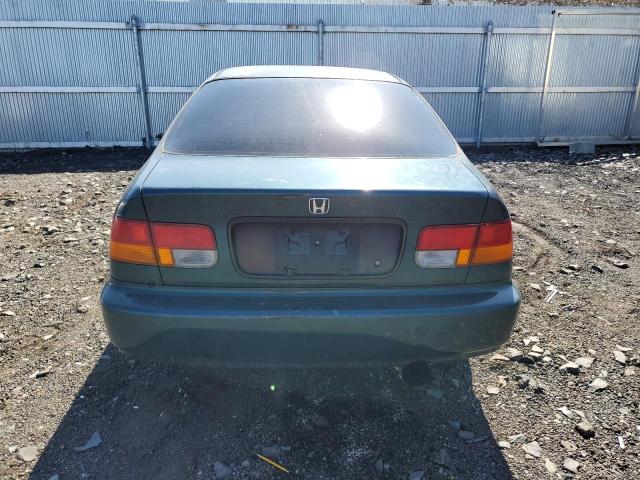 1HGEJ6228VL053105 - 1997 HONDA CIVIC DX GREEN photo 6