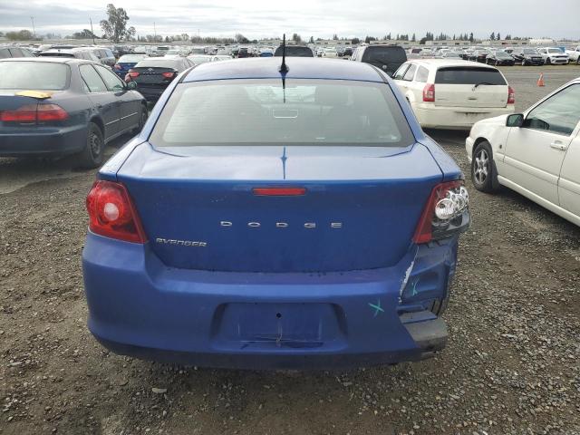 1C3CDZAB1EN232451 - 2014 DODGE AVENGER SE BLUE photo 6