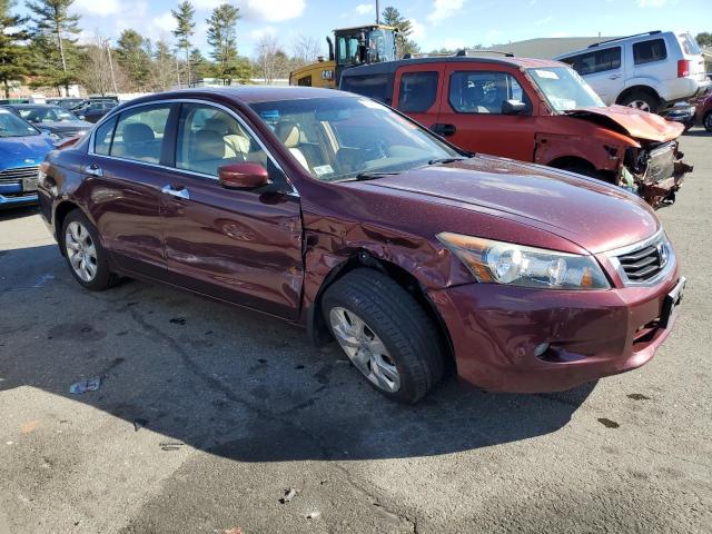 1HGCP368X8A005009 - 2008 HONDA ACCORD EXL RED photo 4