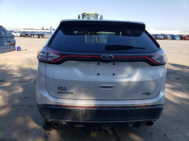 2FMTK4J8XFBC02656 - 2015 FORD EDGE SEL WHITE photo 6