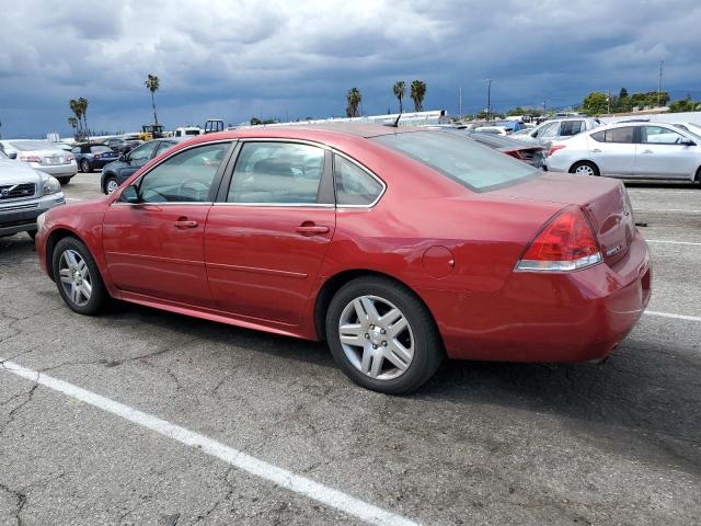 2G1WB5E30E1179830 - 2014 CHEVROLET IMPALA LIM LT RED photo 2