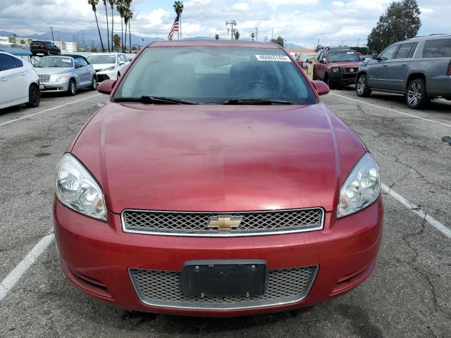 2G1WB5E30E1179830 - 2014 CHEVROLET IMPALA LIM LT RED photo 5