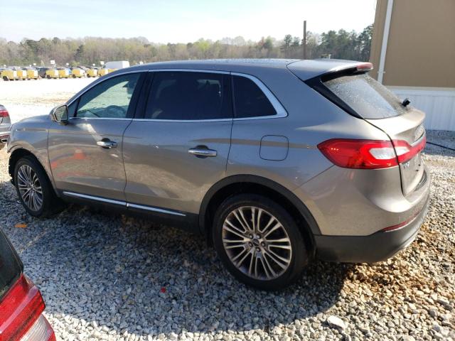 2LMTJ8LR6GBL61454 - 2016 LINCOLN MKX RESERVE GRAY photo 2