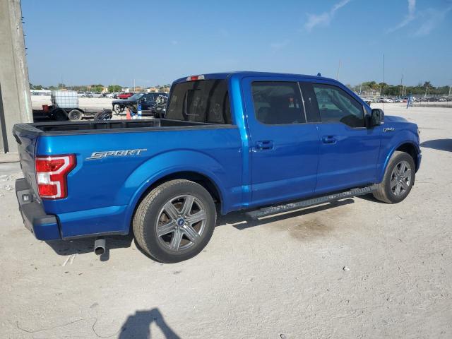 1FTEW1CP6JKC38363 - 2018 FORD F150 SUPERCREW BLUE photo 3