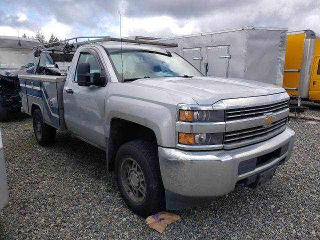 1GB0CUEG9GZ157394 - 2016 CHEVROLET SILVERADO C2500 HEAVY DUTY GRAY photo 4