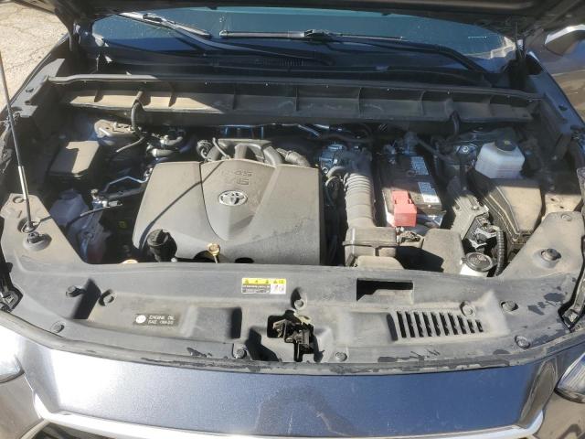 5TDGZRAH9MS535344 - 2021 TOYOTA HIGHLANDER XLE 灰色 照片 12
