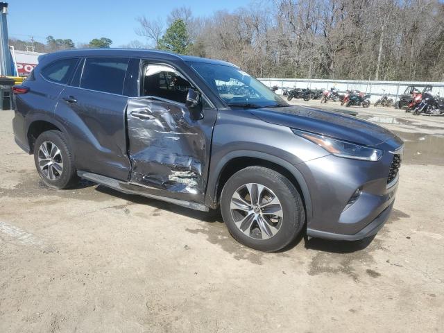 5TDGZRAH9MS535344 - 2021 TOYOTA HIGHLANDER XLE 灰色 照片 4