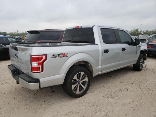 1FTEW1CP4KKC07677 - 2019 FORD F150 SUPERCREW SILVER photo 3