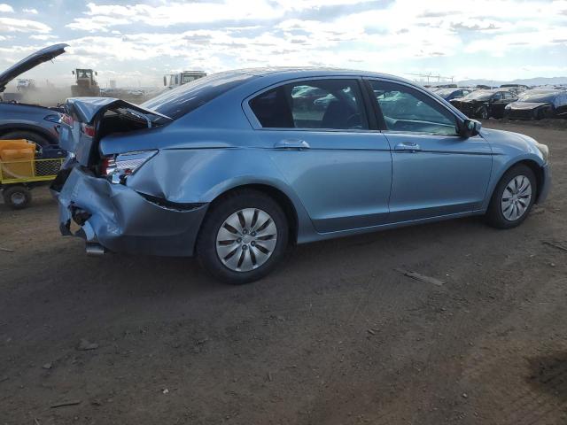 1HGCP2F32BA025809 - 2011 HONDA ACCORD LX BLUE photo 3