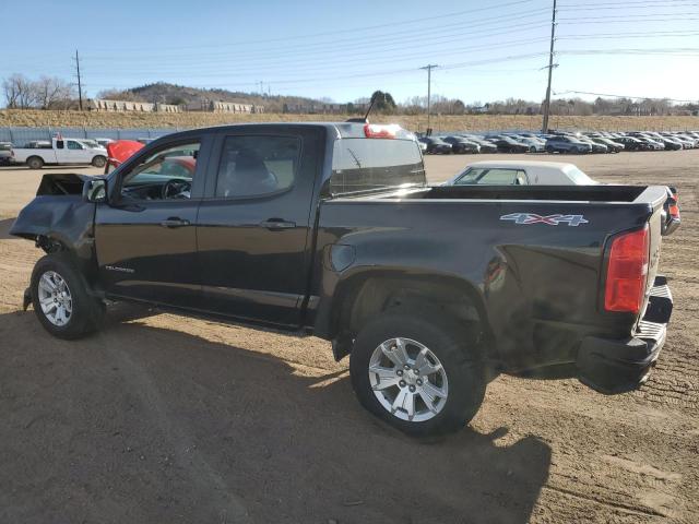 1GCGTCEN2M1266731 - 2021 CHEVROLET COLORADO LT BLACK photo 2