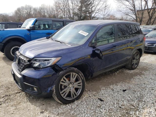 5FNYF8H57LB001510 - 2020 HONDA PASSPORT EXL BLUE photo 1