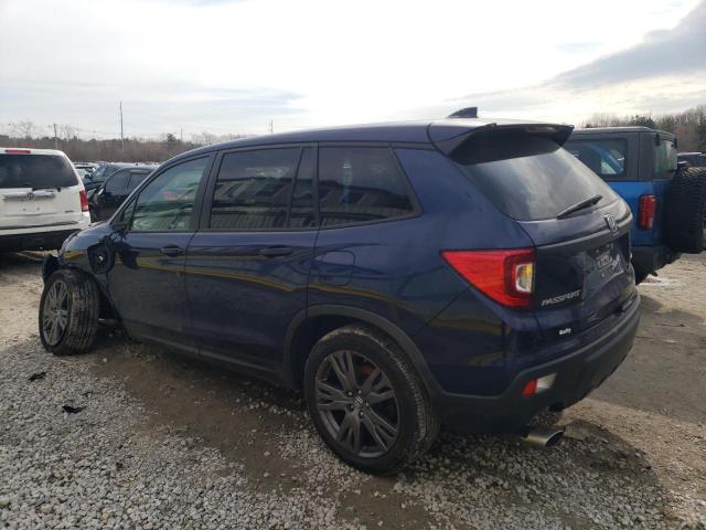 5FNYF8H57LB001510 - 2020 HONDA PASSPORT EXL BLUE photo 2