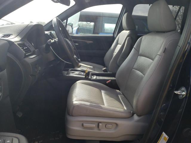 5FNYF8H57LB001510 - 2020 HONDA PASSPORT EXL BLUE photo 7