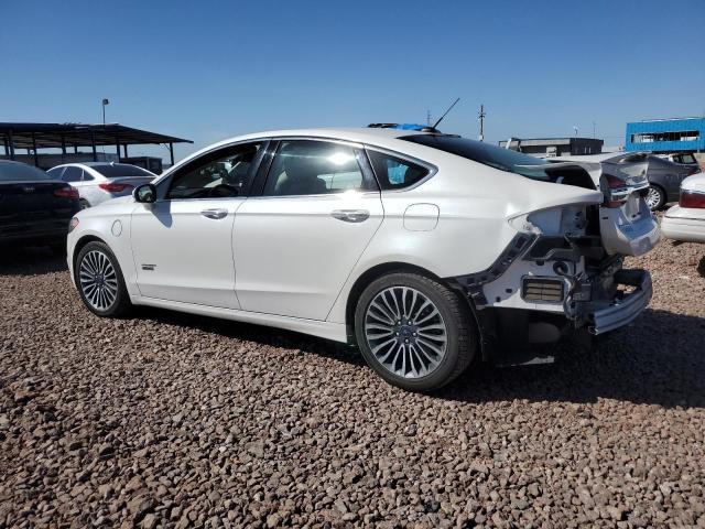 3FA6P0SU9HR380236 - 2017 FORD FUSION TITANIUM PHEV WHITE photo 2