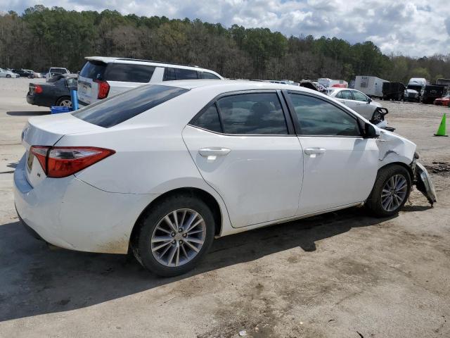 5YFBURHE9EP152566 - 2014 TOYOTA COROLLA L WHITE photo 3