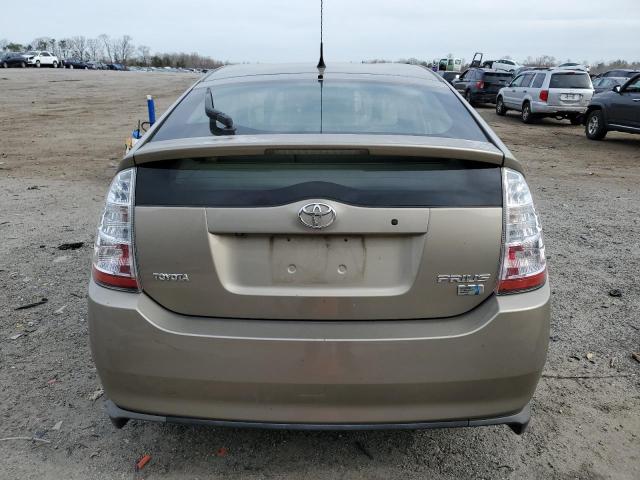 JTDKB20UX97845413 - 2009 TOYOTA PRIUS BEIGE photo 6