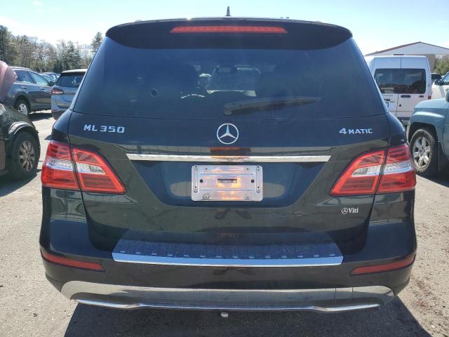 4JGDA5HB9DA221870 - 2013 MERCEDES-BENZ ML 350 4MATIC BLACK photo 6