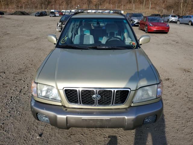 JF1SF65572H724504 - 2002 SUBARU FORESTER S GOLD photo 5