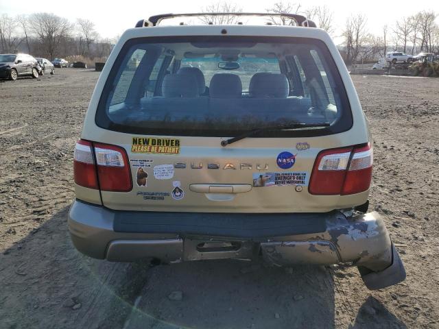 JF1SF65572H724504 - 2002 SUBARU FORESTER S GOLD photo 6