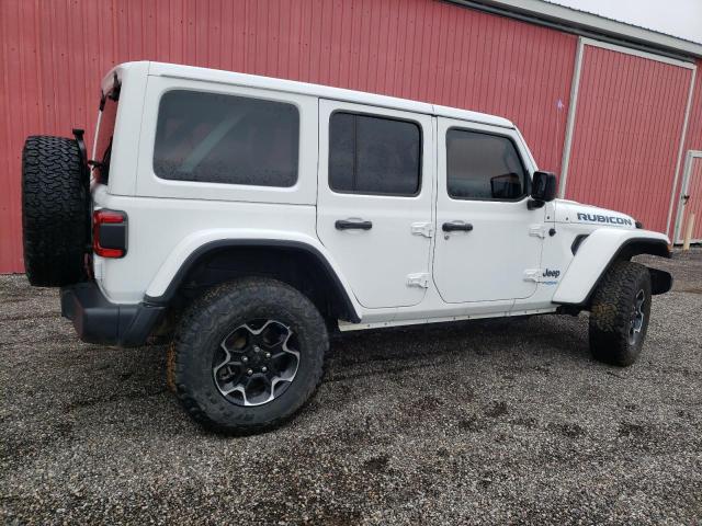 1C4JJXR63NW265954 - 2022 JEEP WRANGLER RUBICON 4XE WHITE photo 3