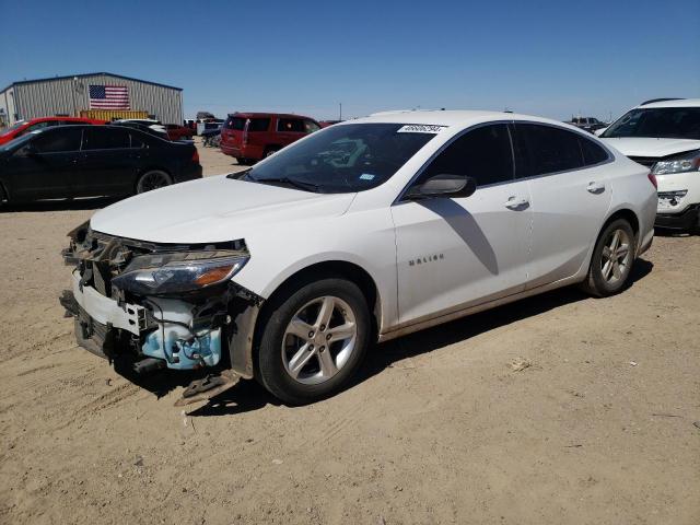 1G1ZB5ST4KF151020 - 2019 CHEVROLET MALIBU LS WHITE photo 1