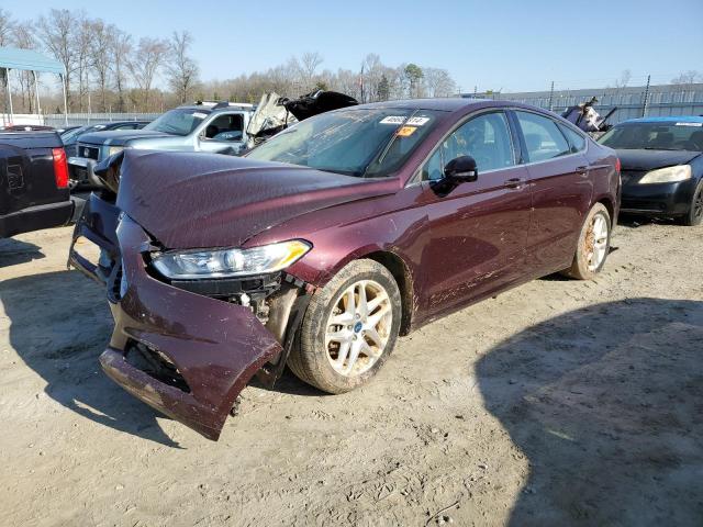 3FA6P0H73DR198026 - 2013 FORD FUSION SE BURGUNDY photo 1