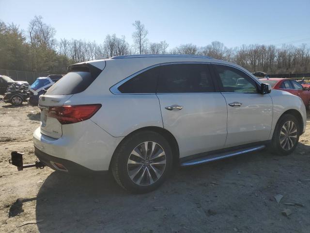 5FRYD4H45GB001452 - 2016 ACURA MDX TECHNOLOGY WHITE photo 3