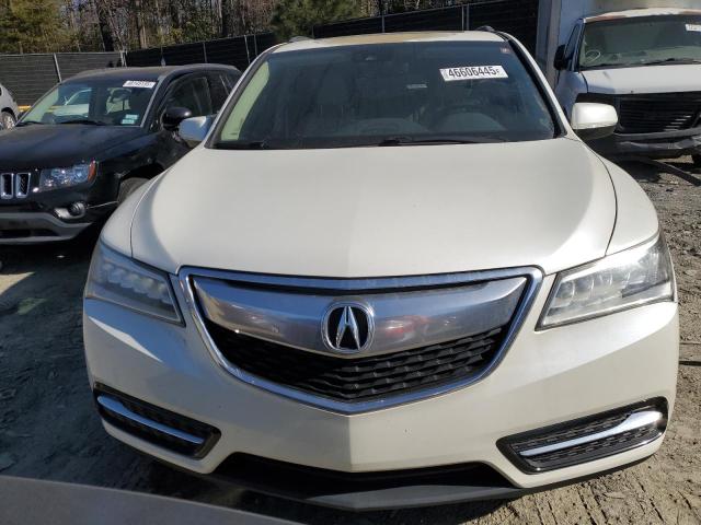 5FRYD4H45GB001452 - 2016 ACURA MDX TECHNOLOGY WHITE photo 5