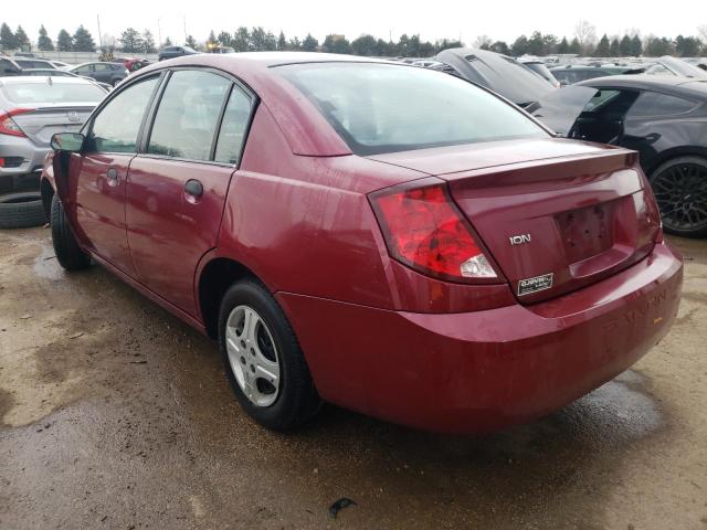 1G8AG52F95Z148546 - 2005 SATURN ION LEVEL 1 RED photo 2