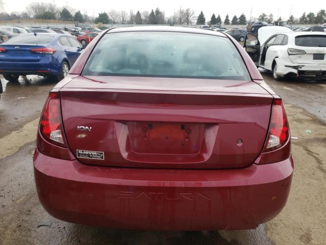 1G8AG52F95Z148546 - 2005 SATURN ION LEVEL 1 RED photo 6